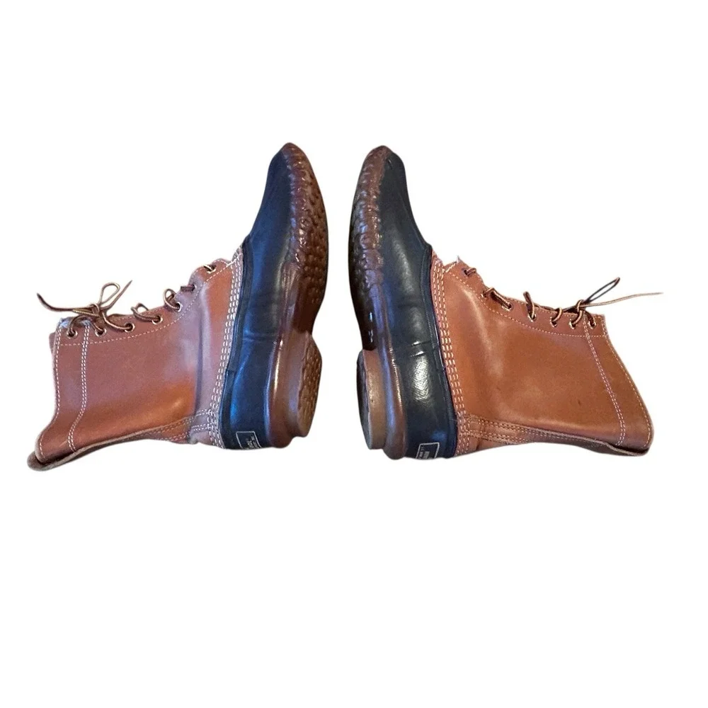 L.L. Bean Maine Hunting Shoes Womens Duck Boots, Size 9 M Vinatge‎ Freeport